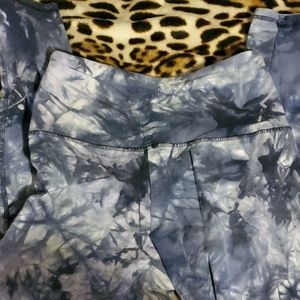 Tye dye workout leggings